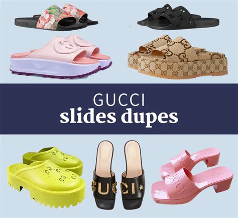 replica gucci slides amazon|gucci platform slides dupe.